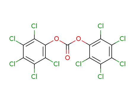 Molecular Structure of 7497-08-7 (Carbonic acid bis(2,3,4,5,6-pentachlorophenyl) ester)