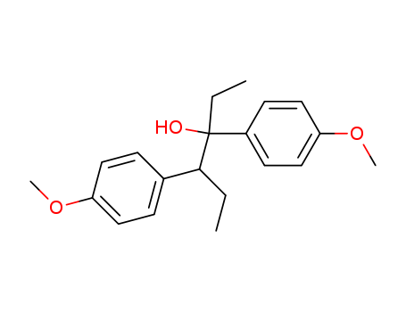 Benzeneethanol, a,b-diethyl-4-methoxy-a-(4-methoxyphenyl)-
