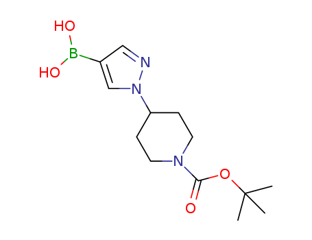 1-(1-BOC-Piperidino)pyrazole-4-boronic acid