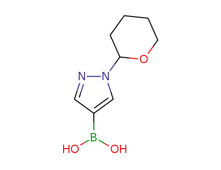 1-(Tetrahydro-2H-pyran-2-yl)pyrazole-4-boronic acid