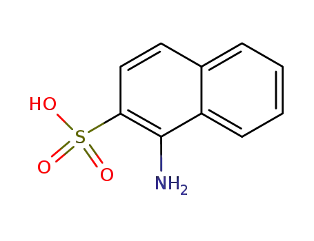 Molecular Structure of 81-06-1 (1-AMINO-2-NAPHTHALENESULFONIC ACID)