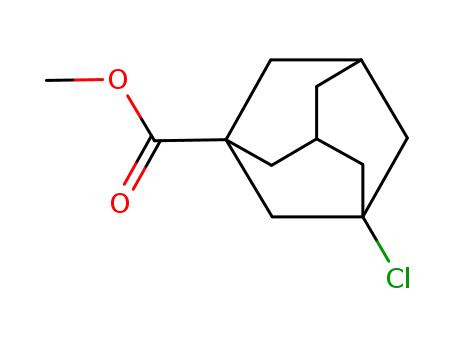 Molecular Structure of 103549-35-5 (methyl 3-chlorotricyclo[3.3.1.1~3,7~]decane-1-carboxylate)