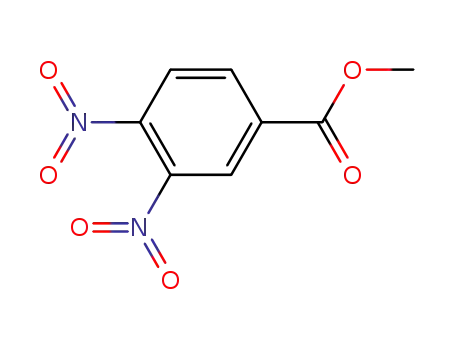 Molecular Structure of 22907-68-2 (Benzoic acid, 3,4-dinitro-, methyl ester)