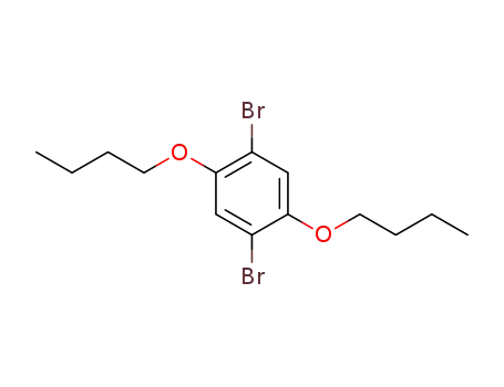 Molecular Structure of 128915-84-4 (1,4-DIBROMO-2,5-DI(BUTOXY)BENZENE)