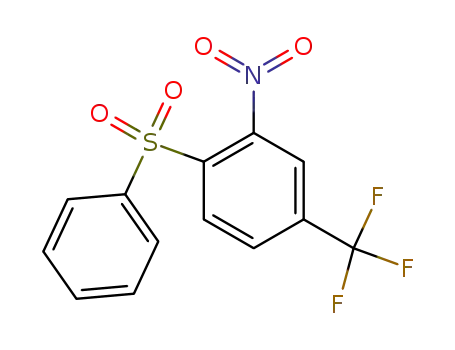 2-nitro-1-(phenylsulfonyl)-4-(trifluoromethyl)benzene