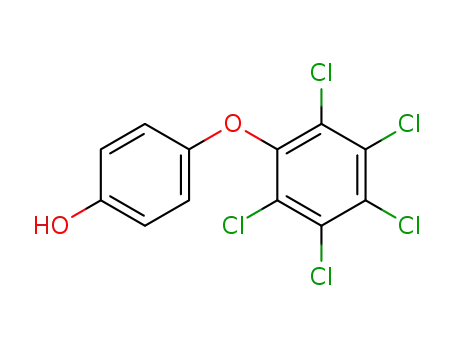 Molecular Structure of 78576-72-4 (4-(Pentachlorophenoxy)phenol)