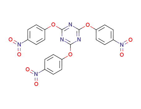 Molecular Structure of 1919-18-2 (1,3,5-Triazine, 2,4,6-tris(4-nitrophenoxy)-)