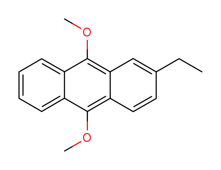 Molecular Structure of 26708-04-3 (2-ETHYL-9,10-DIMETHOXYANTHRACENE)
