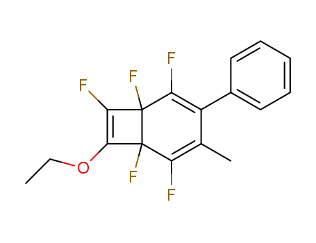 Bicyclo[4.2.0]octa-2,4,7-triene,
7-ethoxy-1,2,5,6,8-pentafluoro-4-methyl-3-phenyl-