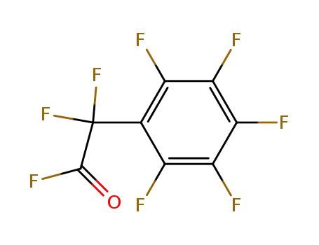 Benzeneacetyl fluoride, heptafluoro-
