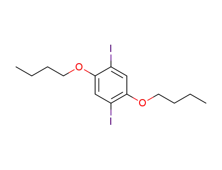 Molecular Structure of 145483-70-1 (1,4-DIIODO-2,5-DIBUTOXYBENZENE)