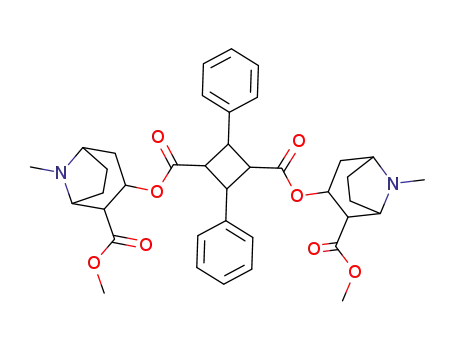 bis[(1R,2R,3S,5S)-2-methoxycarbonyl-8-methyl-8-azabicyclo[3.2.1]octan-3-yl]2,4-di(phenyl)cyclobutane-1,3-dicarboxylate