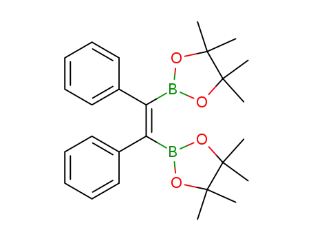 Molecular Structure of 151416-94-3 (CIS-1,2-BIS(4,4,5,5-TETRAMETHYL-1,3,2-DIOXABOROLAN-2-YL)STILBENE)