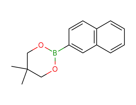 Molecular Structure of 627906-96-1 (1,3,2-Dioxaborinane, 5,5-dimethyl-2-(2-naphthalenyl)-)