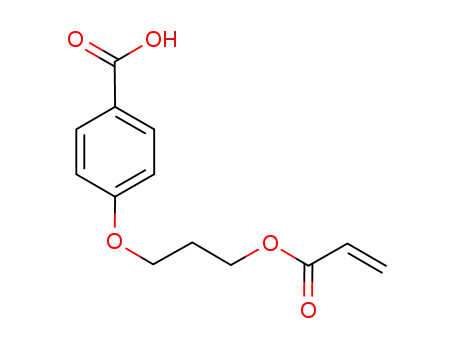 Molecular Structure of 245349-46-6 (Benzoic acid,4-[3-[(1-oxo-2-propen-1-yl)oxy]propoxy]-)