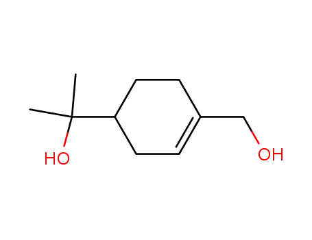 Molecular Structure of 5502-74-9 (4-(2-hydroxy-2-propyl)cyclohexene-1-methanol)