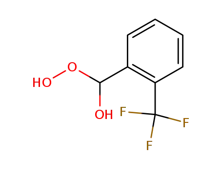 Molecular Structure of 71859-75-1 (Benzenemethanol, a-hydroperoxy-2-(trifluoromethyl)-)