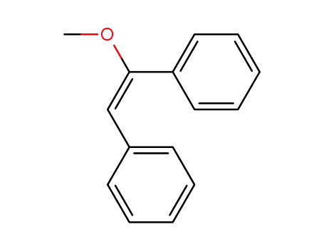 Molecular Structure of 19191-03-8 (Benzene, 1,1'-(1-methoxy-1,2-ethenediyl)bis-, (E)-)