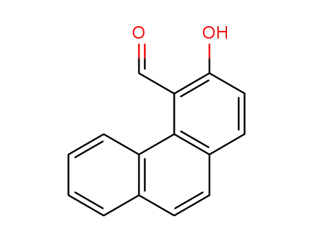 Molecular Structure of 10386-43-3 (3-hydroxyphenanthrene-4-carbaldehyde)