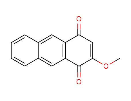 Molecular Structure of 31619-41-7 (2-Methoxy-1,4-anthracenedione)
