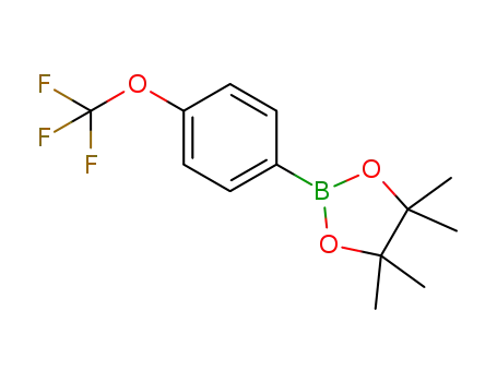 Best price/ 4,4,5,5-Tetramethyl-2-(4-trifluoromethoxyphenyl)-1,3,2-dioxaborolane  CAS NO.474709-28-9