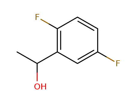 Molecular Structure of 3874-31-5 (1-(2,5-DIFLUOROPHENYL)ETHANOL)