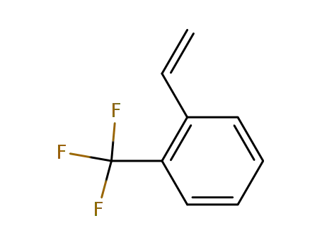 Molecular Structure of 395-45-9 (2-(TRIFLUOROMETHYL)STYRENE)