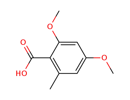 Molecular Structure of 3686-57-5 (2,4-DIMETHOXY-6-METHYLBENZOIC ACID)