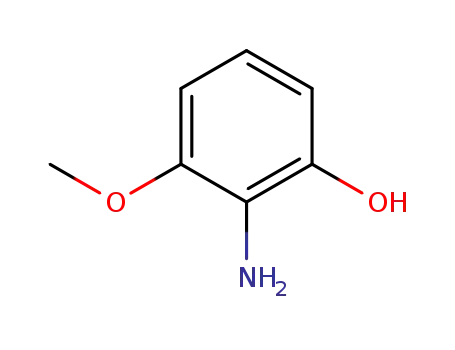 Molecular Structure of 40925-69-7 (2-Amino-3-methoxyphenol)