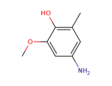 Molecular Structure of 408309-38-6 (Phenol, 4-amino-2-methoxy-6-methyl- (9CI))