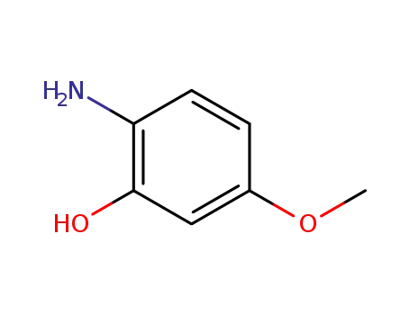 Molecular Structure of 40925-70-0 (2-AMINO-5-METHOXY-PHENOL)