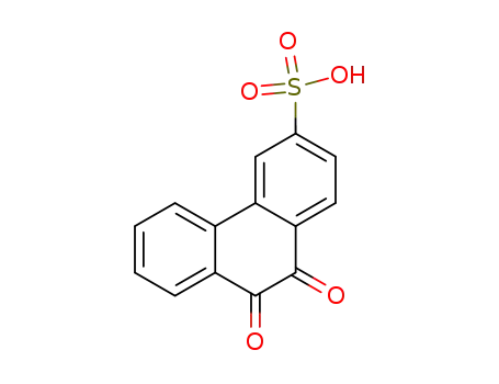 Molecular Structure of 51789-38-9 (9,10-Dihydro-9,10-dioxo-3-phenanthrenesulfonic acid)