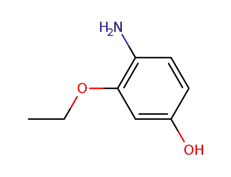 Molecular Structure of 139444-58-9 (Phenol,  4-amino-3-ethoxy-)