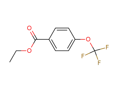 Molecular Structure of 587-18-8 (Ethyl-4-(trifluoroMethoxy) benzoate)