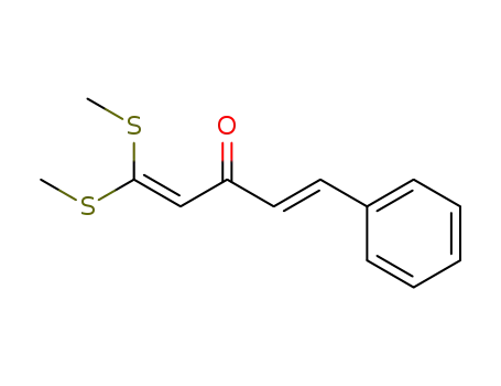 1,4-Pentadien-3-one, 1,1-bis(methylthio)-5-phenyl-, (E)-