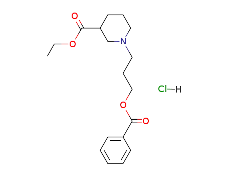1-[3-(benzoyloxy)propyl]-3-(ethoxycarbonyl)piperidinium chloride