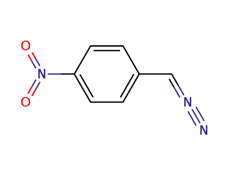Molecular Structure of 19479-80-2 (1-(diazomethyl)-4-nitrobenzene)