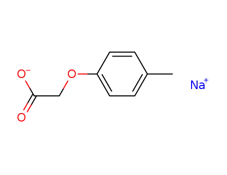 Molecular Structure of 2046-82-4 ((p-Methylphenoxy)acetic acid sodium salt)