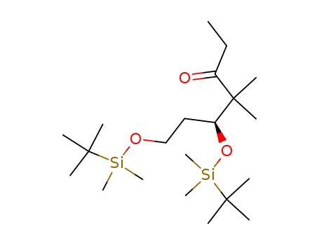 (5S)-5,7-Bis-{[tert-butyldimethylsilyl)oxy]}-4,4-dimethylheptan-3-one