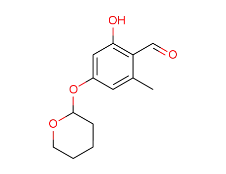 2-hydroxy-6-Methyl-4-((tetrahydro-2H-pyran-2-yl)oxy)benzaldehyde