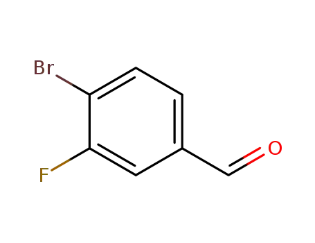 Molecular Structure of 133059-43-5 (4-Bromo-3-fluorobenzaldehyde)