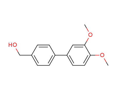 Molecular Structure of 760987-73-3 (4-(3,4-Dimethoxyphenyl)benzyl alcohol)