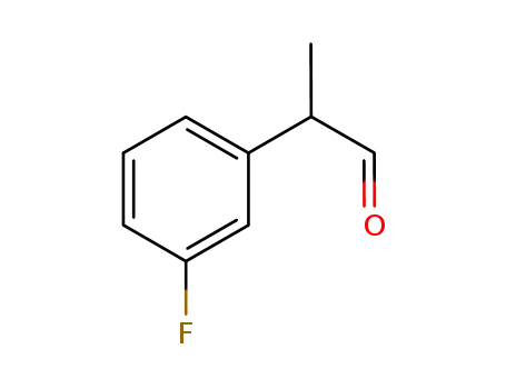 Molecular Structure of 494862-24-7 (Benzeneacetaldehyde, 3-fluoro-alpha-methyl- (9CI))
