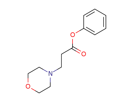 4-Morpholinepropanoic acid, phenyl ester