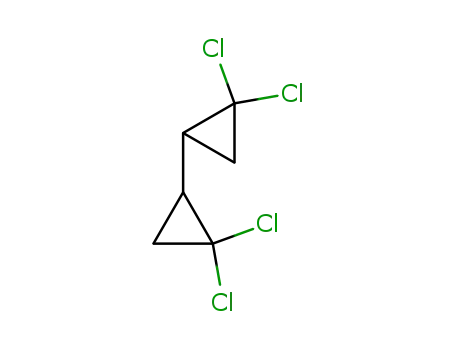 Molecular Structure of 933-74-4 (1,1'-Bicyclopropyl, 2,2,2',2'-tetrachloro-)