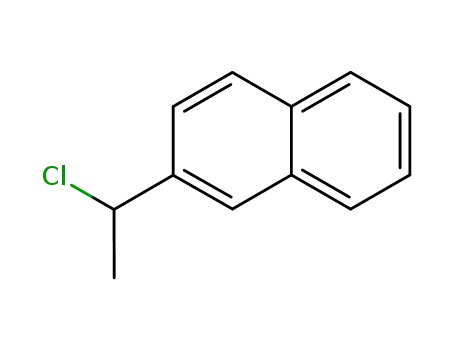 Molecular Structure of 58464-06-5 (Naphthalene, 2-(1-chloroethyl)-)