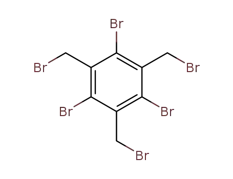 Molecular Structure of 29165-34-2 (Benzene, 1,3,5-tribromo-2,4,6-tris(bromomethyl)-)