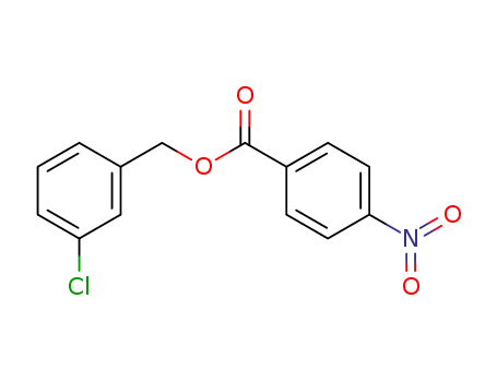 Molecular Structure of 53218-05-6 (4-Nitrobenzoic acid 3-chlorobenzyl ester)