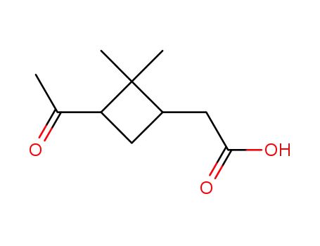 Cyclobutaneacetic acid,3-acetyl-2,2-dimethyl-