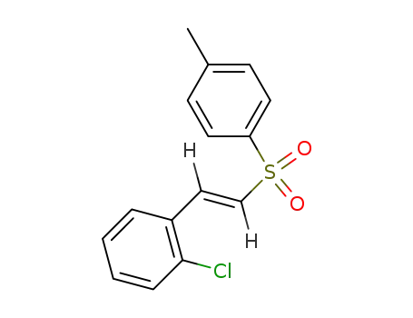 Molecular Structure of 56759-17-2 (Benzene, 1-chloro-2-[(1E)-2-[(4-methylphenyl)sulfonyl]ethenyl]-)